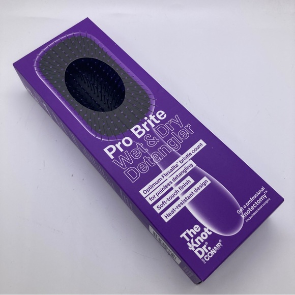 Conair The Knot Dr. Hair Detangler Pro Brite Hair Brush Wet & Dry Detangler - Picture 1 of 4